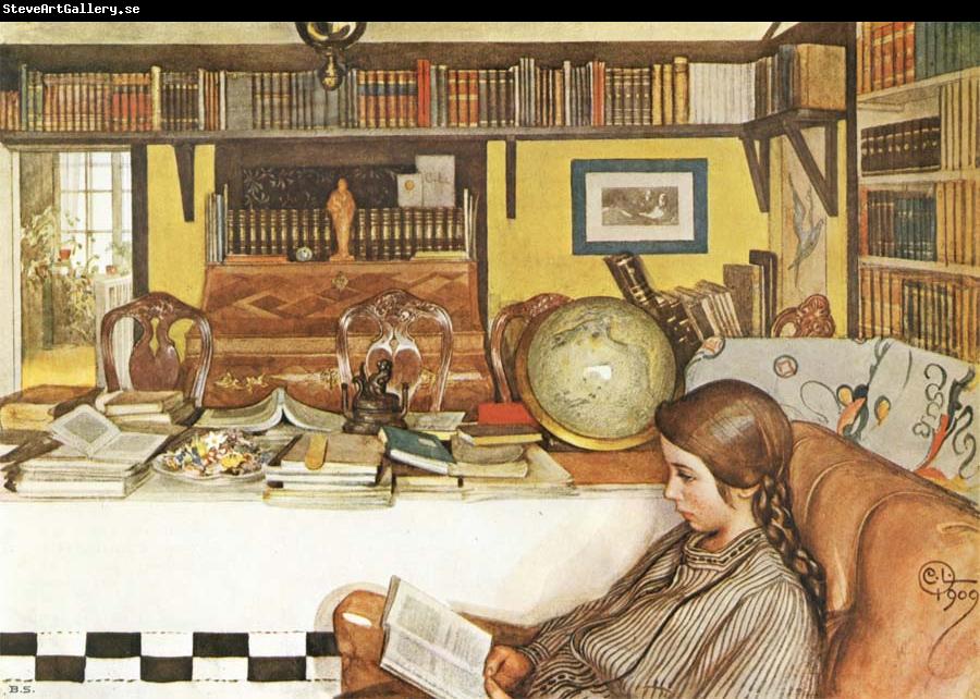 Carl Larsson The Reading Room